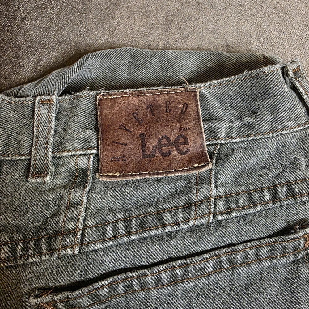 Lee Khaki Green Denim Jeans Womens